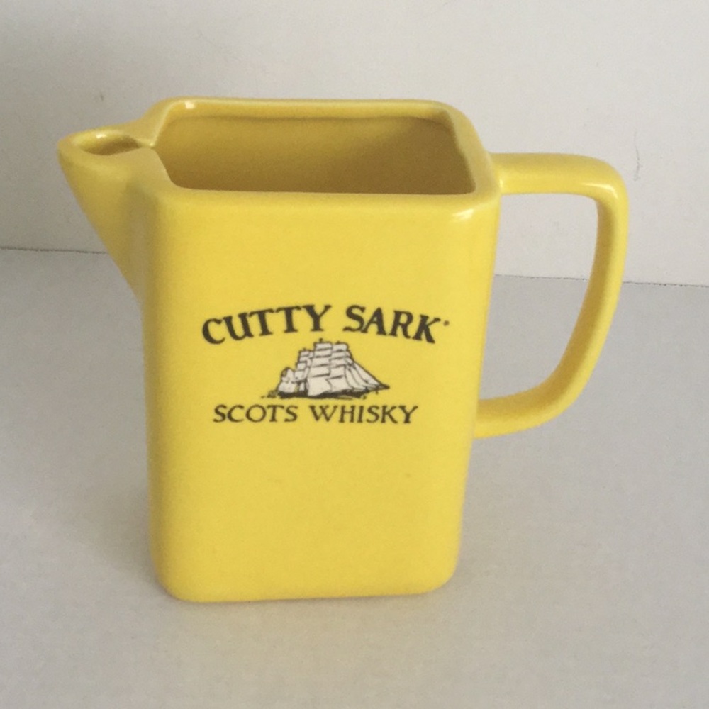 Vintage Cutty Sark Scots Whisky ceramic pitcher